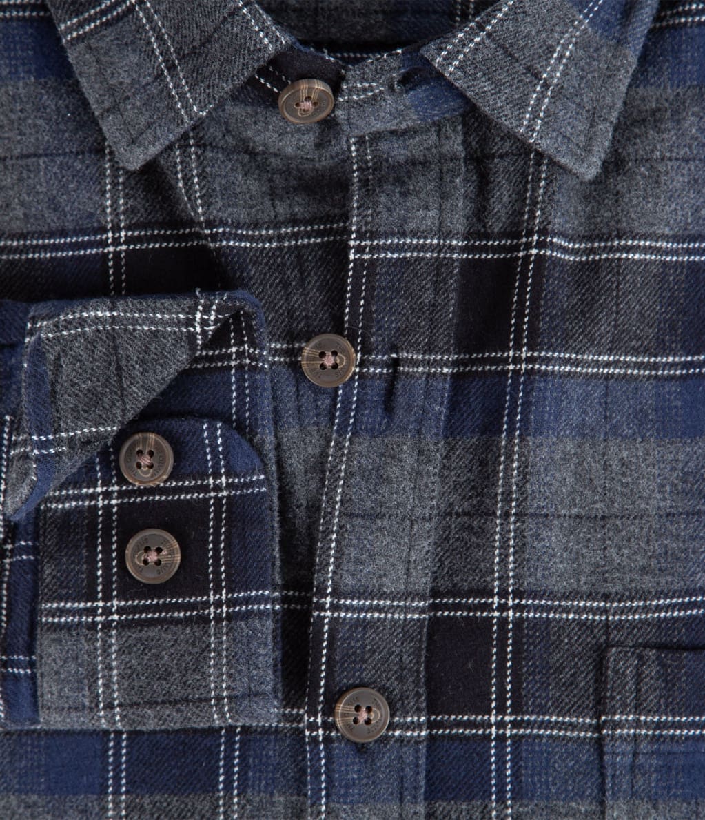 Camisa Franela Gruesa Café - Camisa
