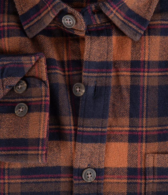 Camisa Franela Gruesa Beige - Camisa