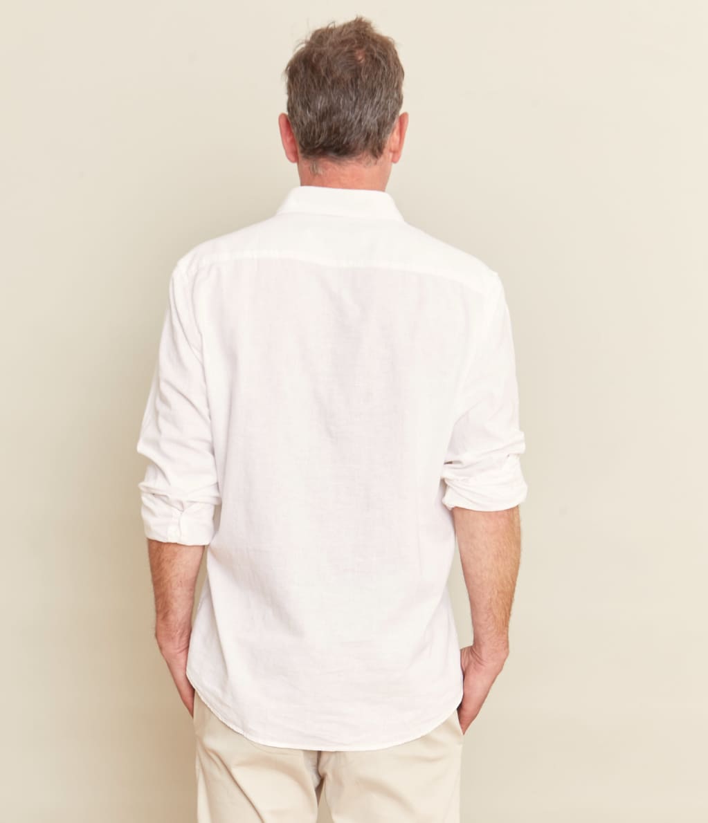 Camisa Hombre Gerry M/Larga Crema