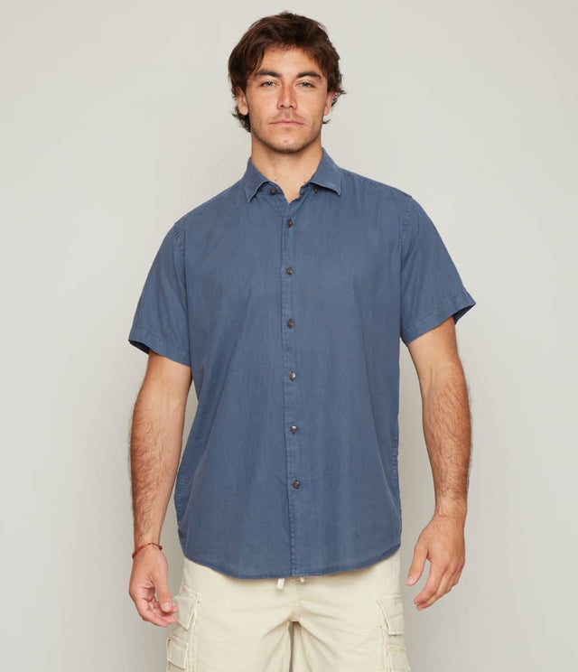 Camisa Gerry M/C Azul - Camisa