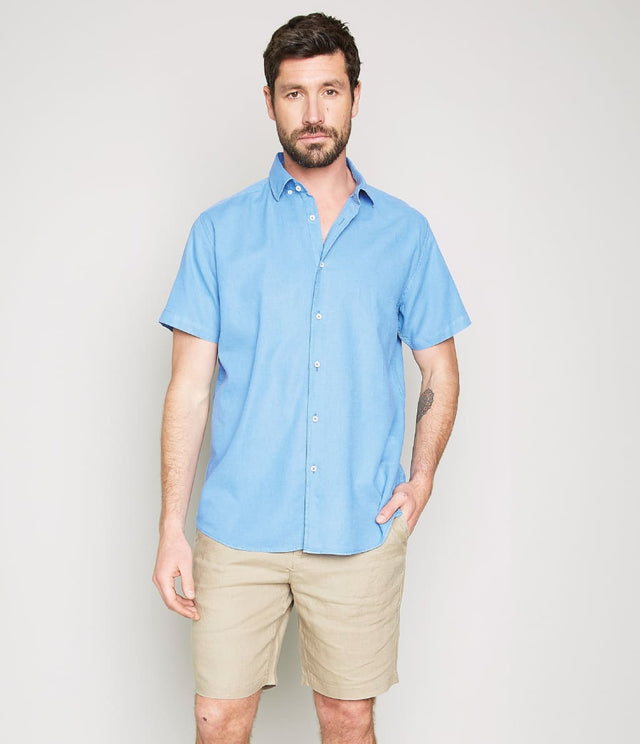 Camisa Gerry M/C Azulino - Camisa