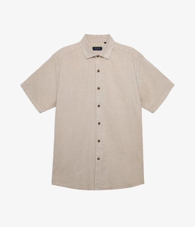 Camisa Gerry M/C Café - Camisa