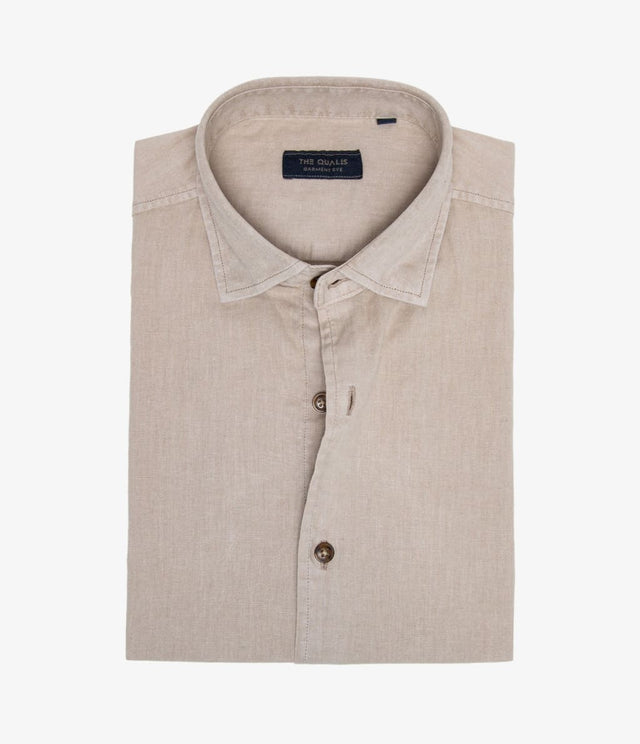 Camisa Gerry M/C Café - Camisa