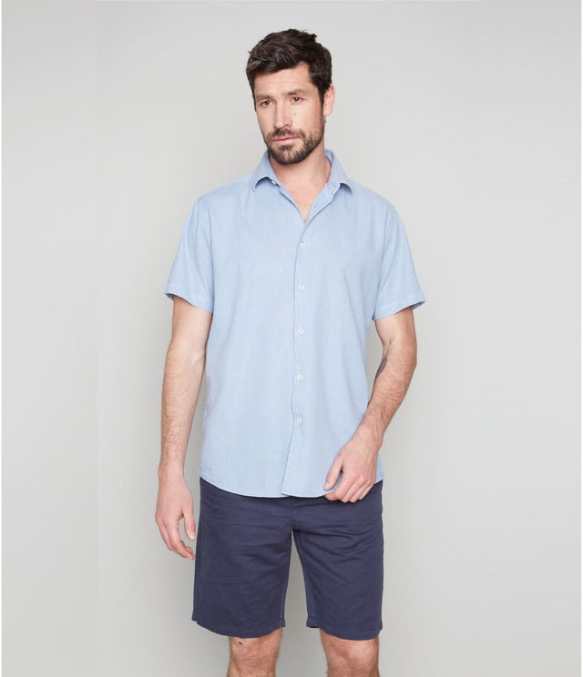 Camisa Gerry M/C Celeste - Camisa