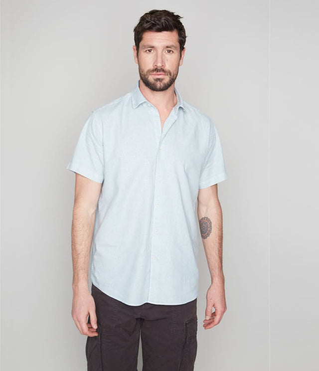 Camisa Gerry M/C Verde Agua - Camisa