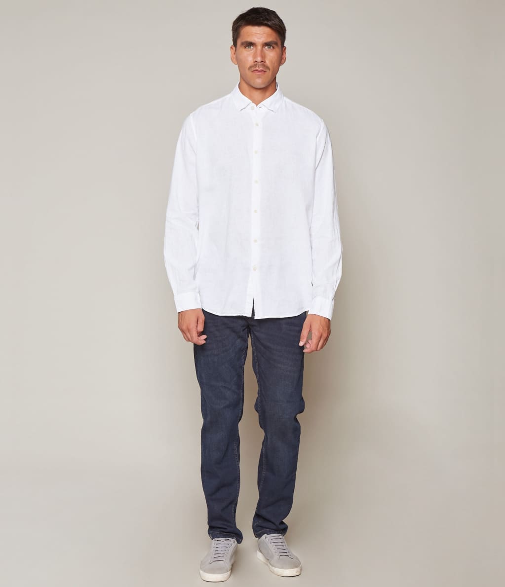 Camisa Gerry M/L Blanco - Camisa