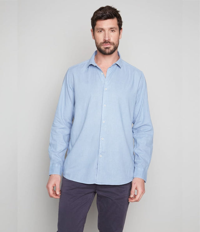 Camisa Gerry M/L Celeste - Camisa