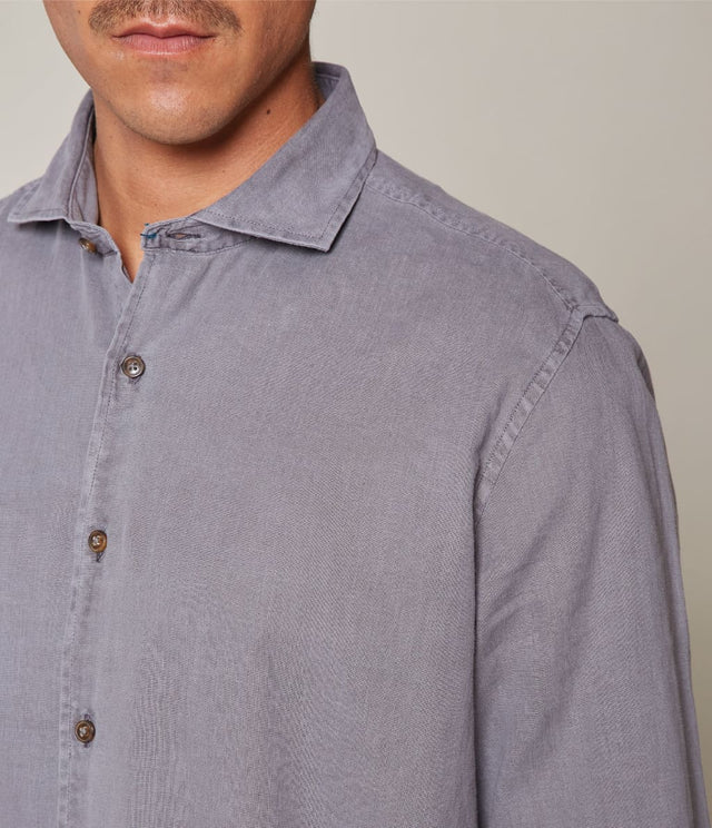 Camisa Gerry M/L Gris - Camisa