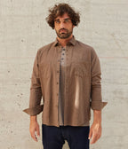 Camisa Gideon Café Oscuro - Camisa