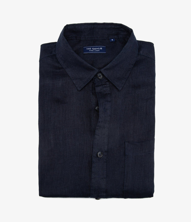 Camisa Dablin M/C Azul Marino - Camisa