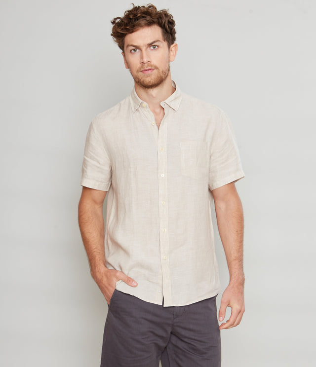 Camisa Manly Beige - Camisa