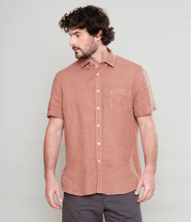 Camisa Manly Terracota - Camisa