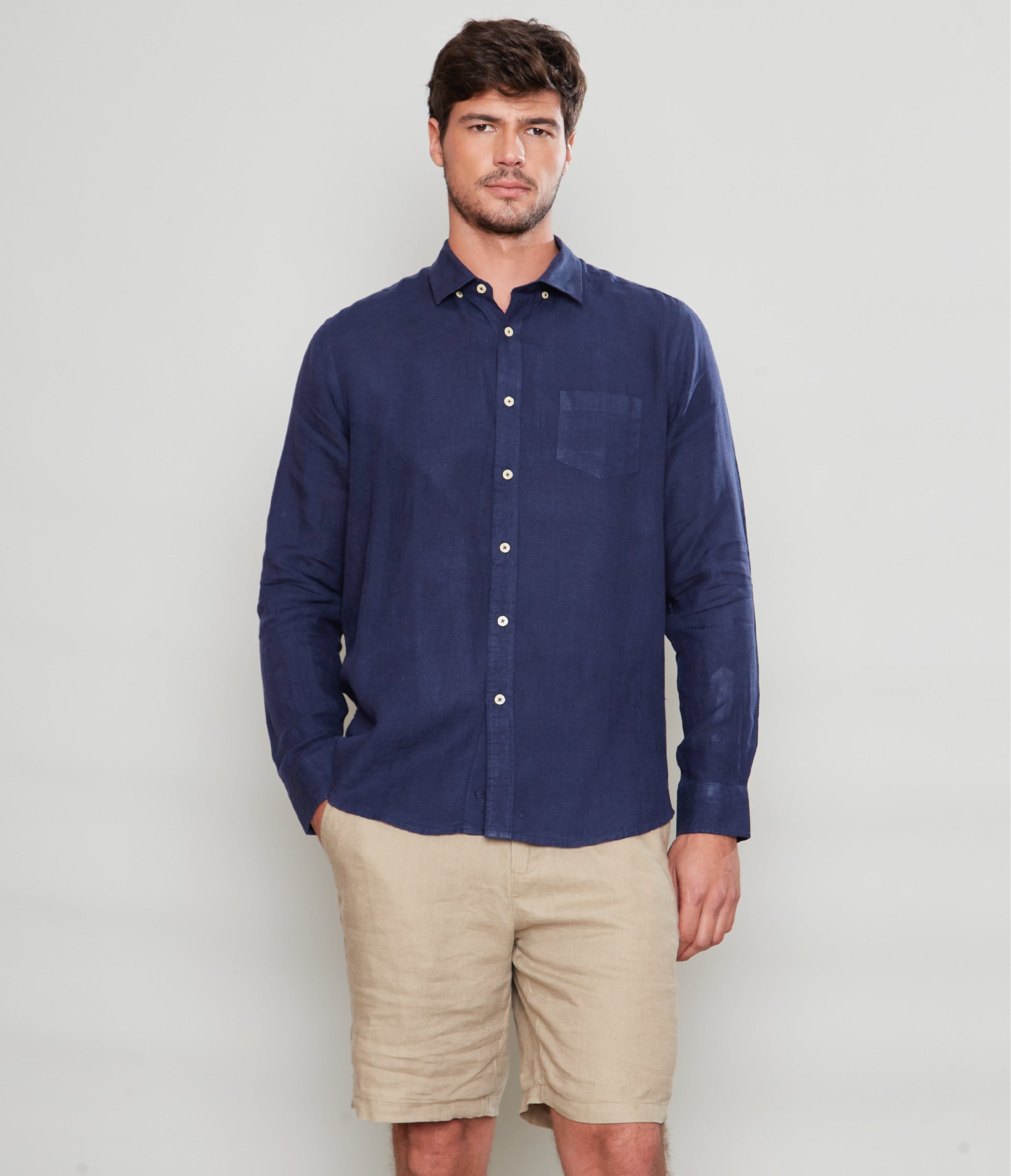 Camisa Saint Azul Marino - Camisa