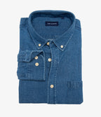 Camisa Denim Grueso Azul Oscuro - Camisa