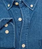 Camisa Denim Grueso Azul Oscuro - Camisa