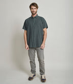 Camisa Alven Manga Corta Verde Oscuro - Camisa