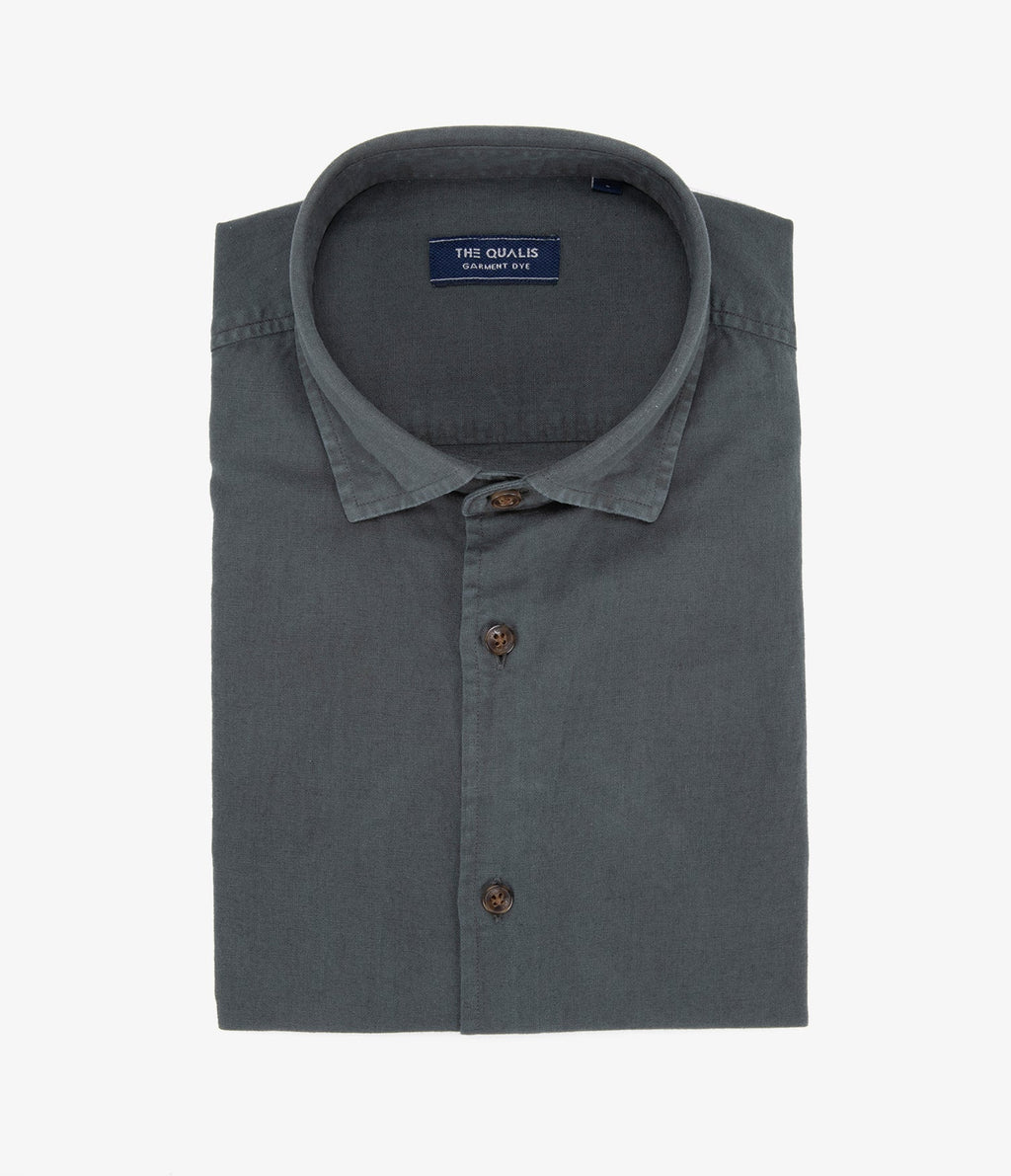 Camisa Alven Manga Corta Verde Oscuro - Camisa