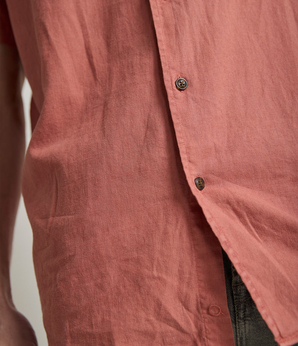 Camisa Alven Manga Corta Terracota - Camisa