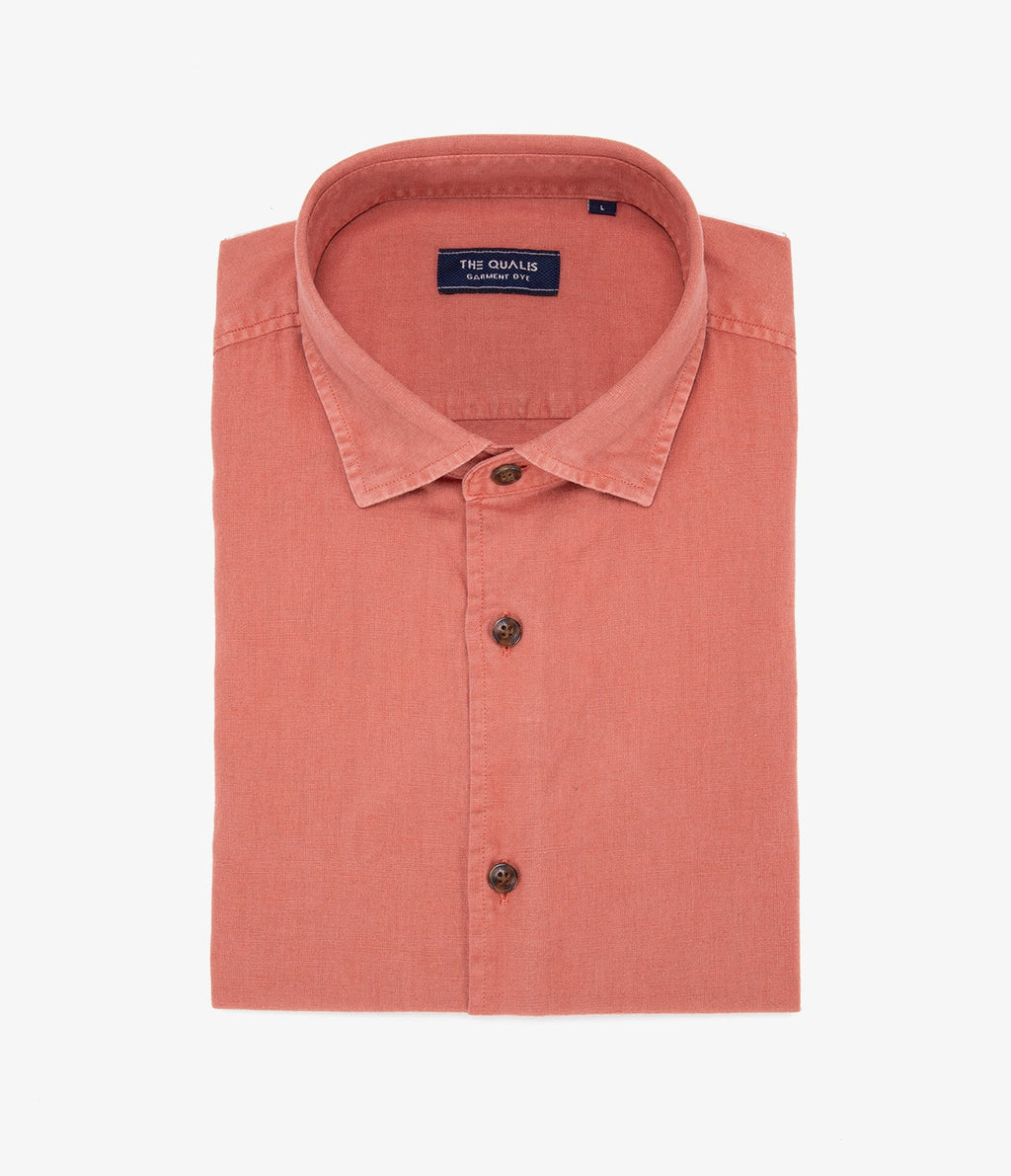 Camisa Alven Manga Corta Terracota - Camisa