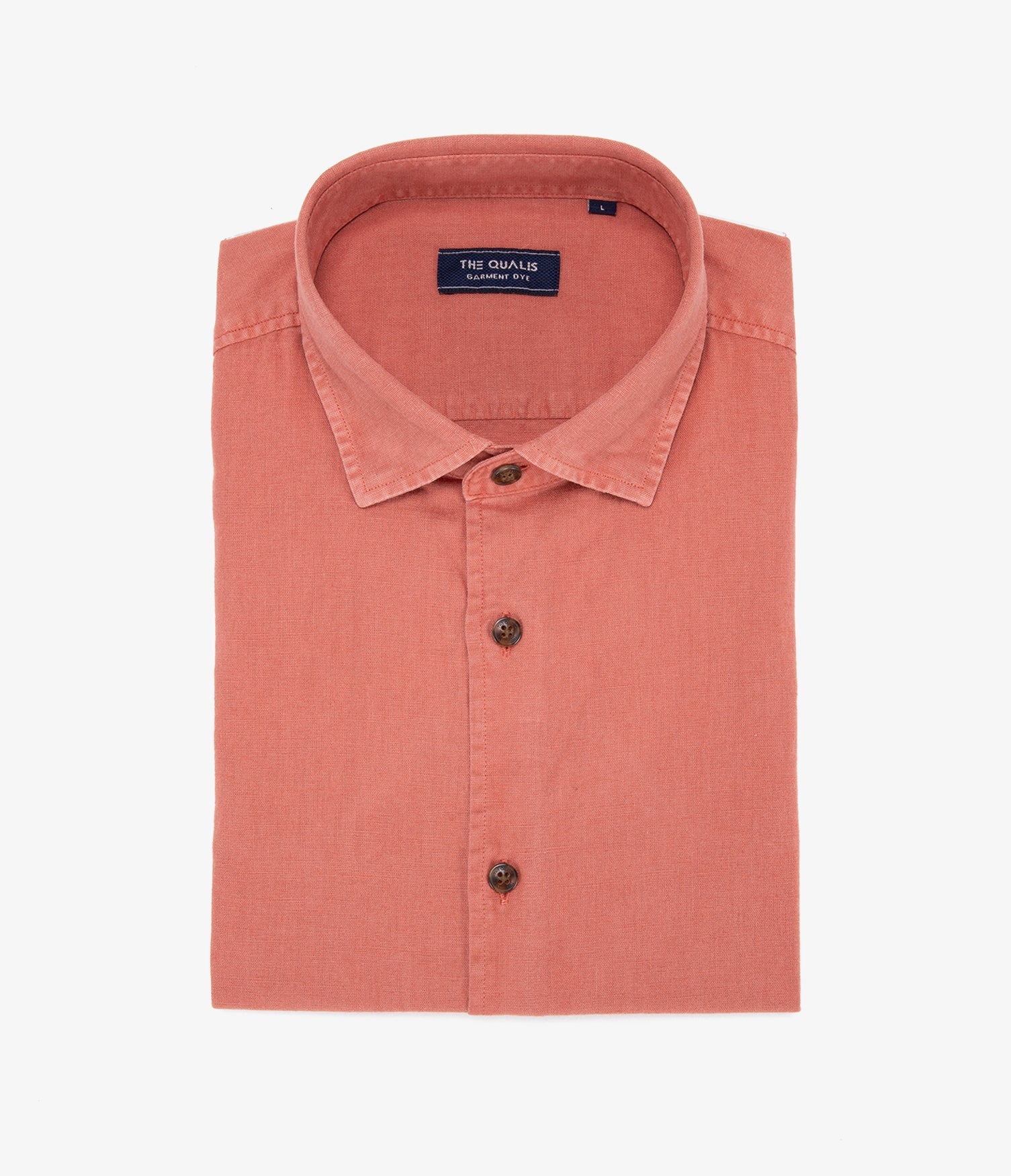 Camisa Alven Manga Corta Terracota - Camisa