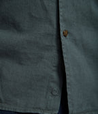 Camisa Lino Algodón Silven Manga Larga Verde Oscuro
