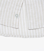 Camisa Lino Rayas Verde Oliva - Camisa