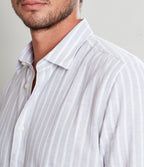 Camisa Nevis Rayas Verde - Camisa