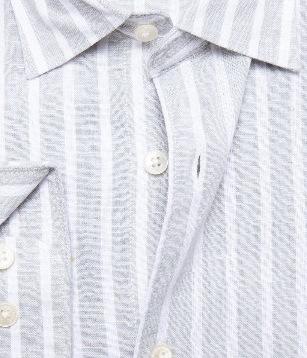Camisa Nevis Rayas Verde - Camisa