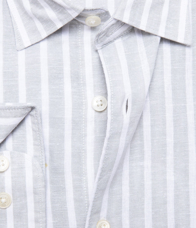 Camisa Nevis Rayas Verde - Camisa