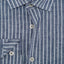 Camisa Lino Rayas Azul - Camisa