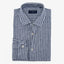 Camisa Lino Rayas Azul - Camisa