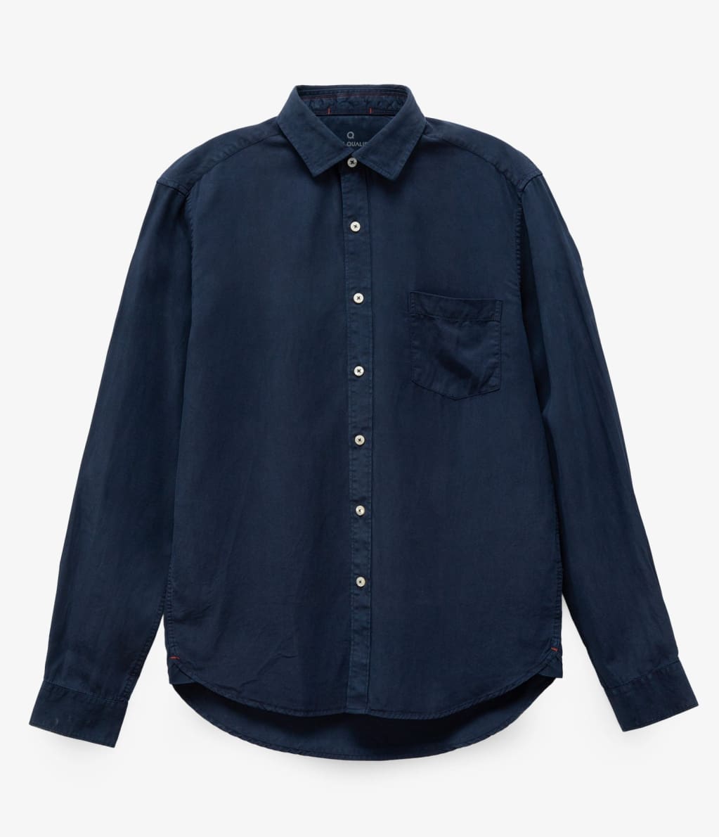 Camisa Lyocell Azul - Camisa