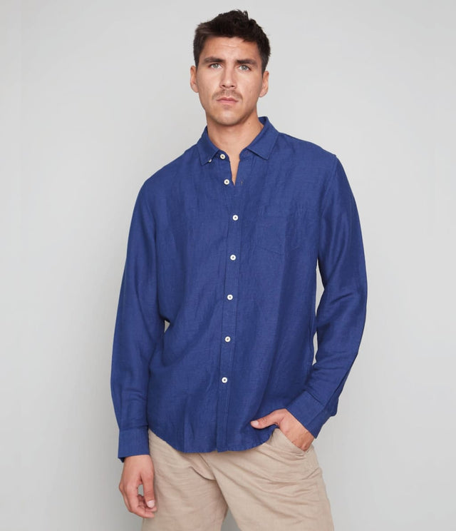 Camisa Nevis Azul Marino - Camisa