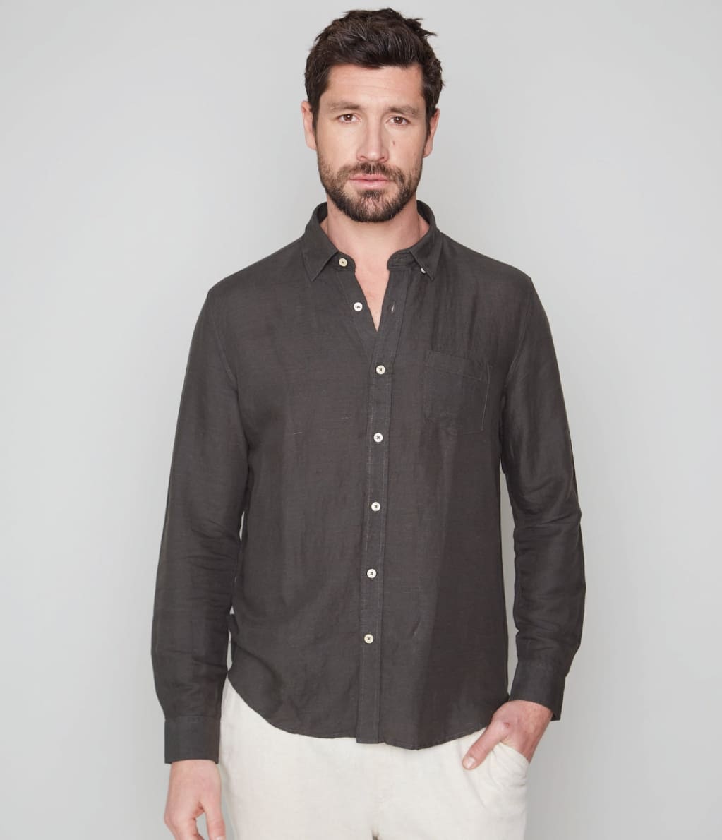 Camisa Nevis Verde Oscuro - Camisa
