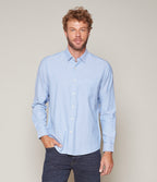 Camisa Oxford Azul Claro - Camisa