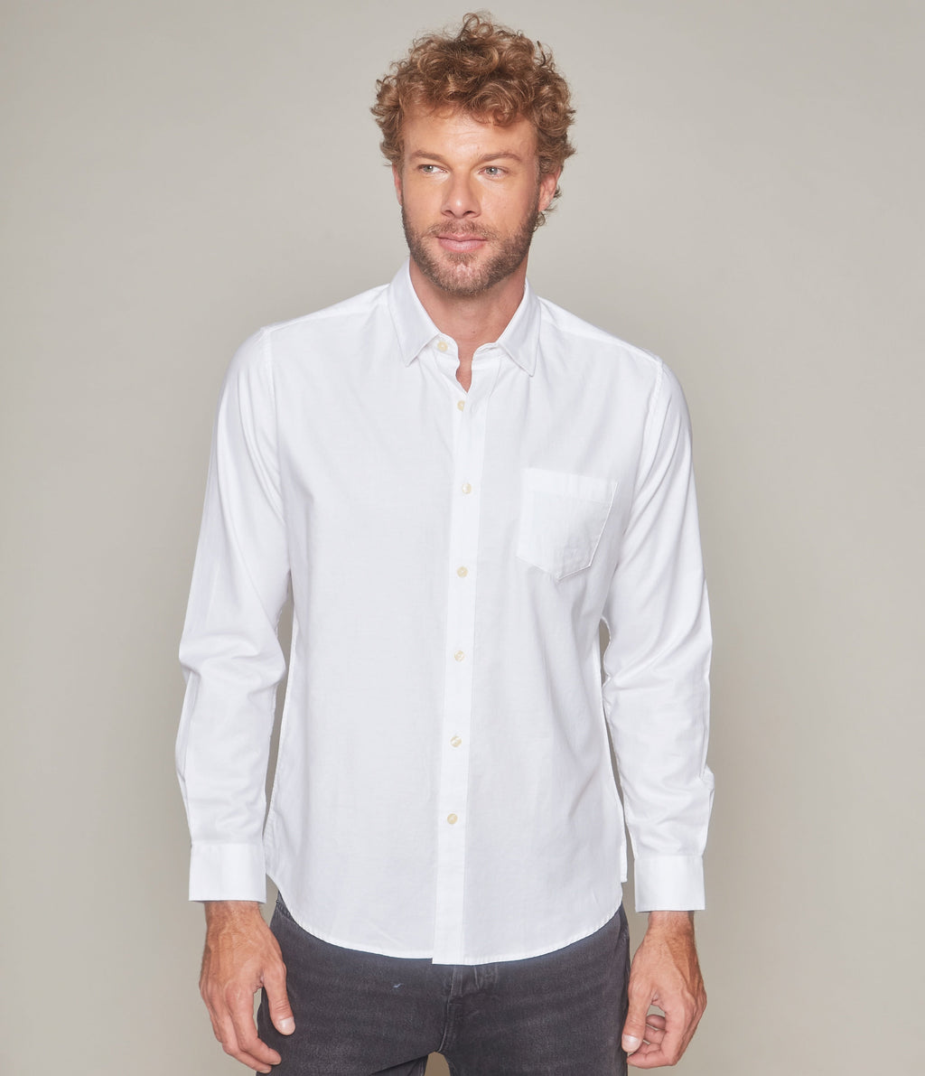 Camisa Oxford Blanco - Camisa