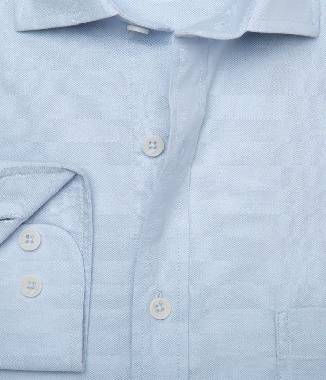 Camisa Oxford Celeste - Camisa
