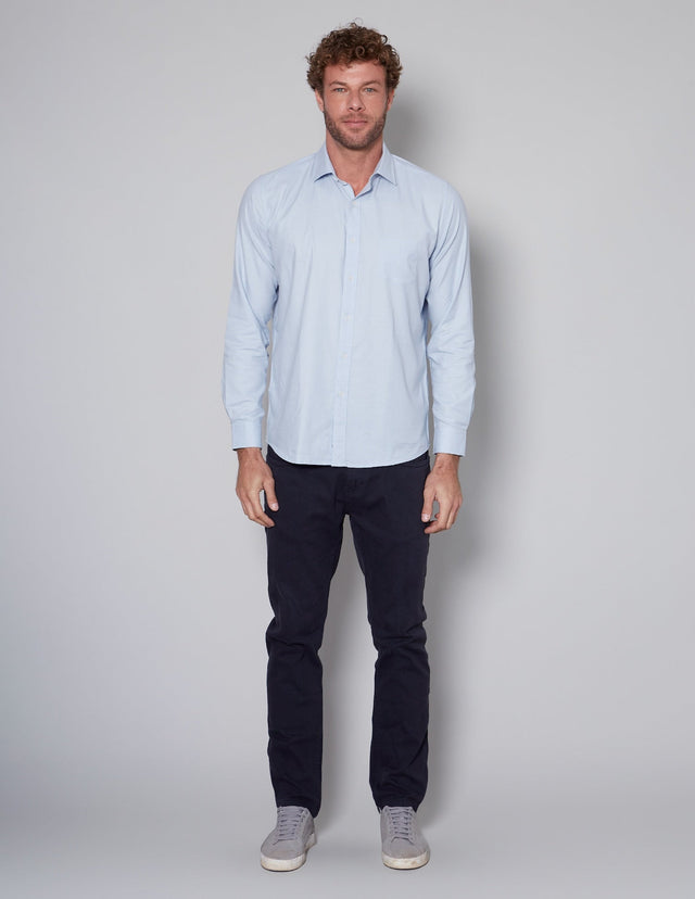 Camisa Oxford Celeste - Camisa