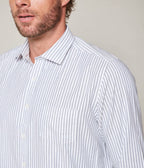 Camisa Oxford Rayas Azul - Camisa