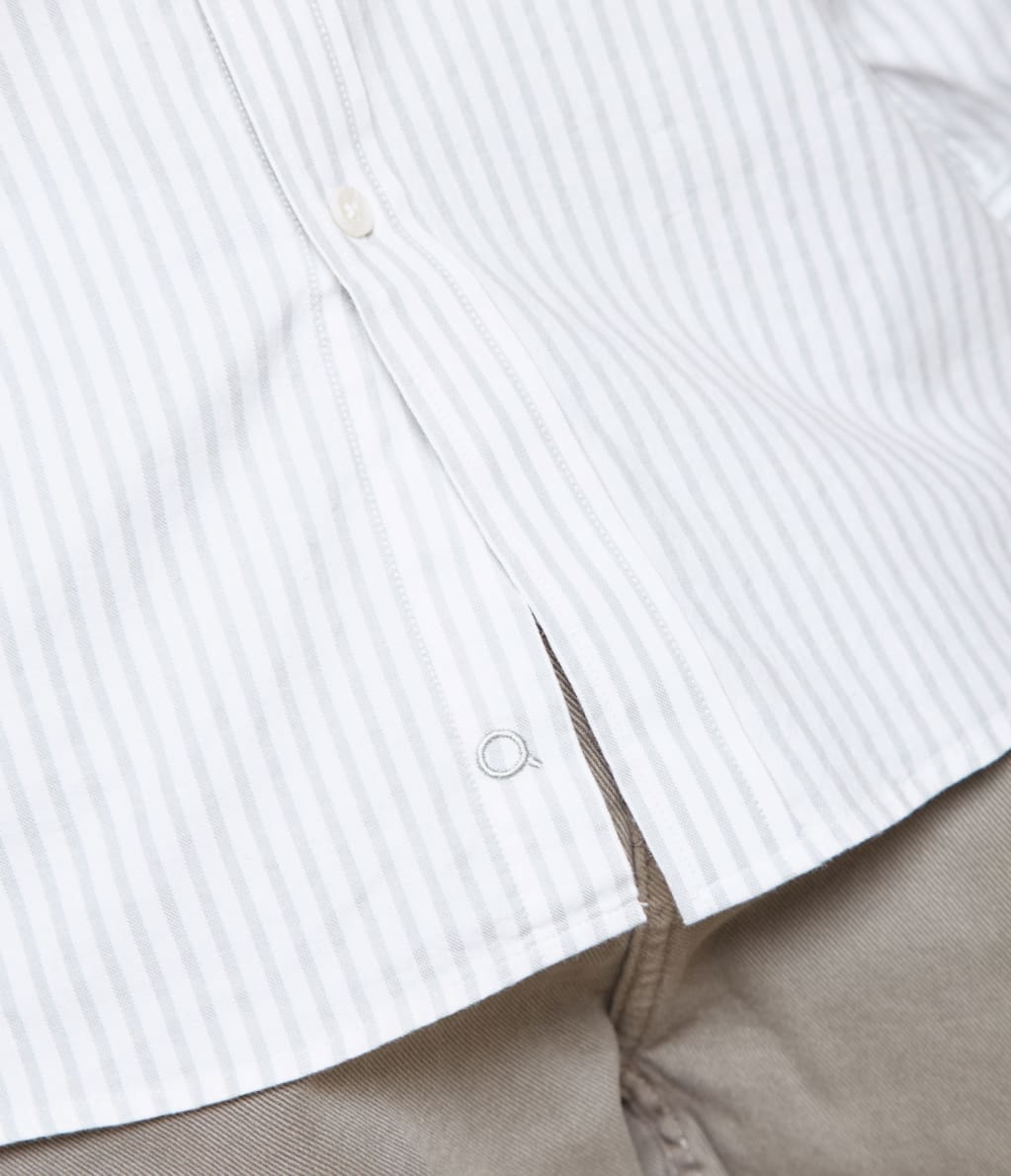 Camisa Oxford Rayas Verde - Camisa