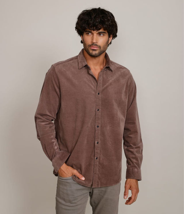 Camisa Robert Cotelé Grueso Café - Camisa