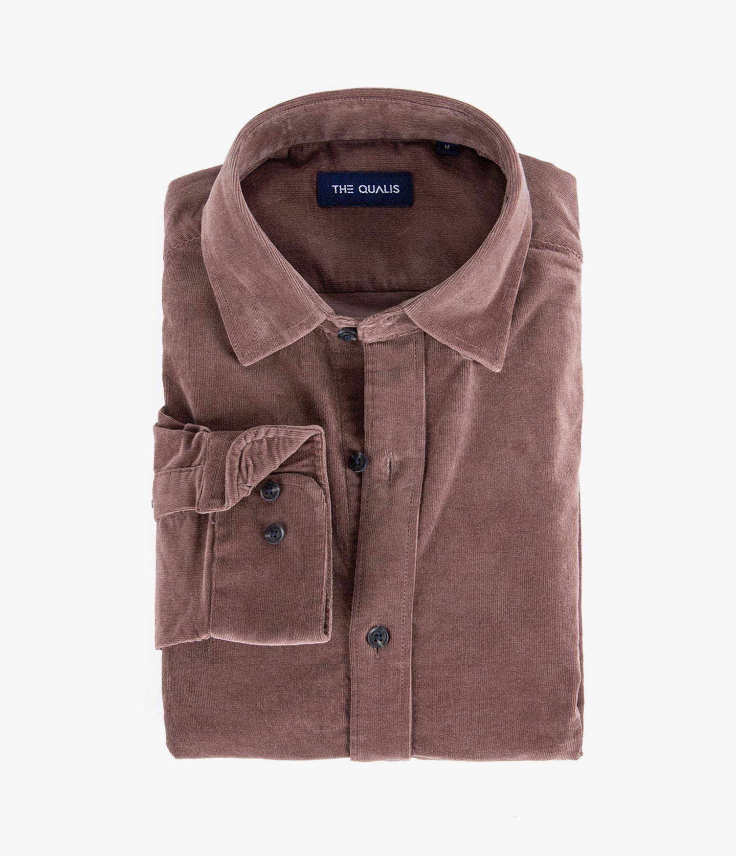 Camisa Cotelé Collins Café - Camisa