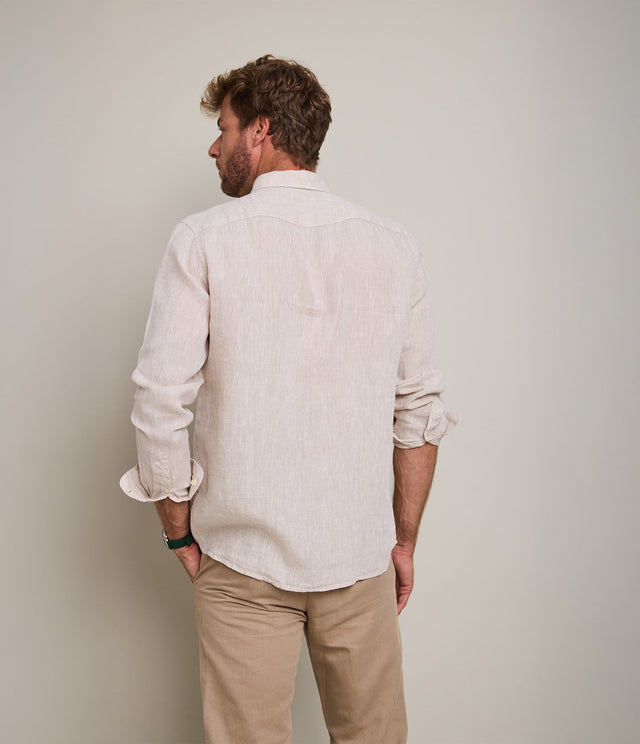 Camisa Sicilia Beige - Camisa