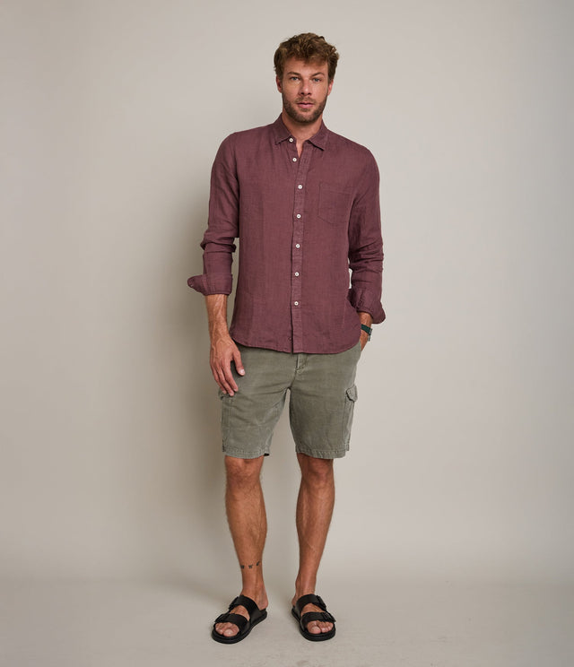 Camisa Sicilia Burdeo - Camisa