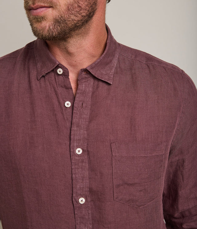 Camisa Sicilia Burdeo - Camisa