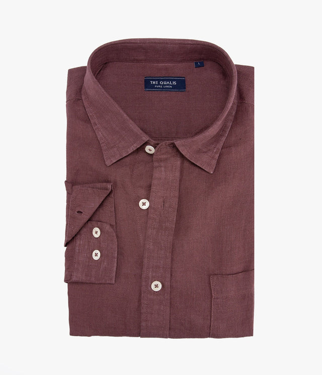 Camisa Sicilia Burdeo Camisa