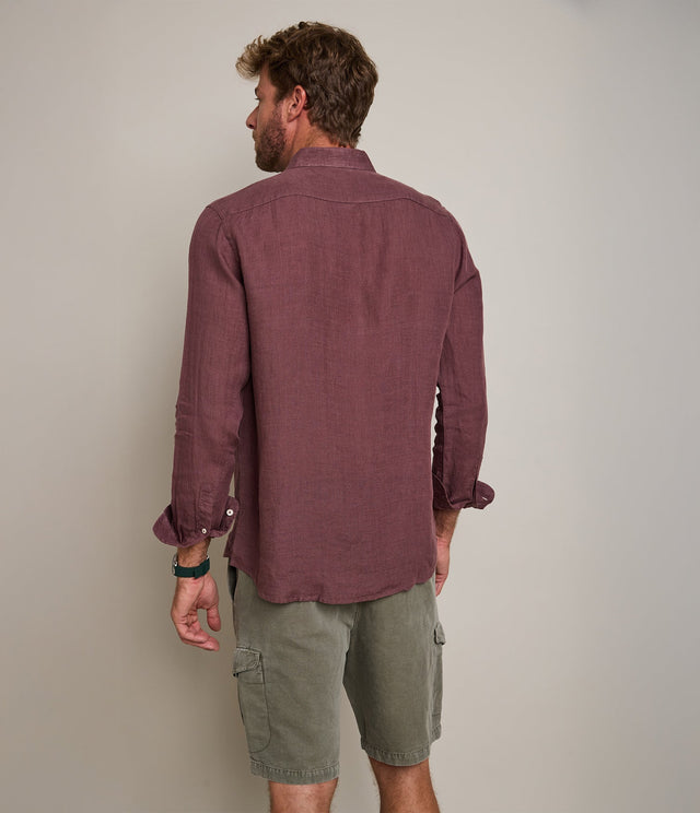 Camisa Sicilia Burdeo - Camisa