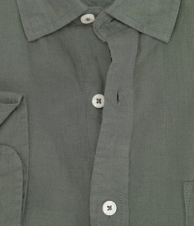 Camisa Sicilia Verde Oscuro Camisa