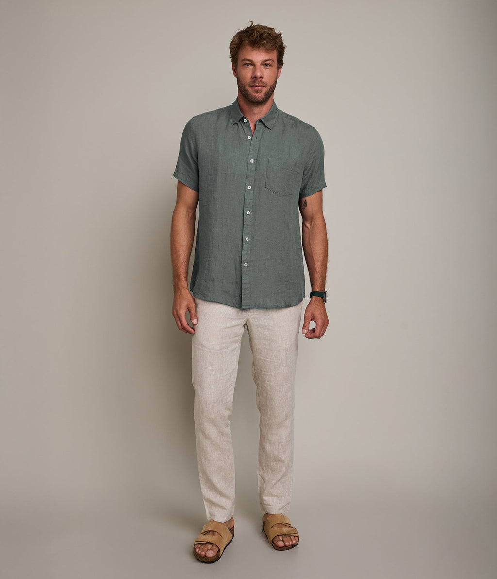 Camisa Sintra Verde Oscuro - Camisa