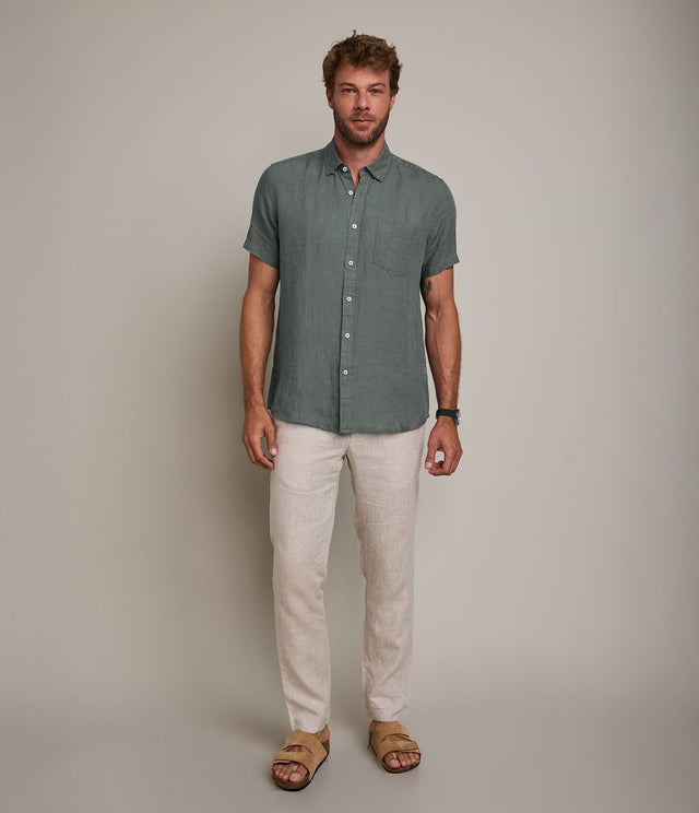 Camisa Sintra Verde Oscuro - Camisa